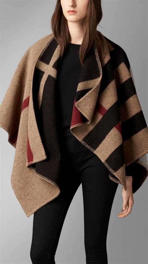 burberry womens cape|burberry capes and ponchos.